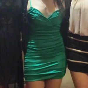Emerald Green Cocktail Dress